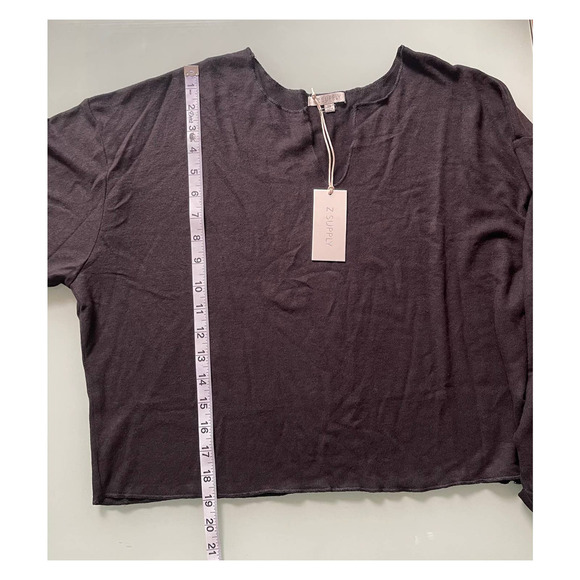 Z Supply Alpine Marled Pullover in Black Size XS - Picture 10 of 10